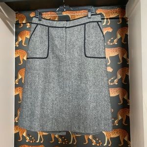LOFT Wool Tweed Skirt